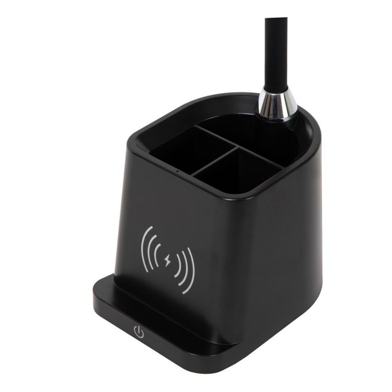 Lucide PENNY - Stolná lampa - LED - 1x6W 3000K - Čierna